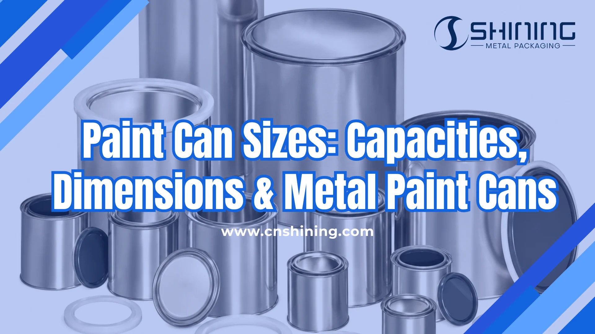 Paint Can Sizes and Capacities Guide – Metal Paint Cans in Different Sizes, Dimensions and Lid Types