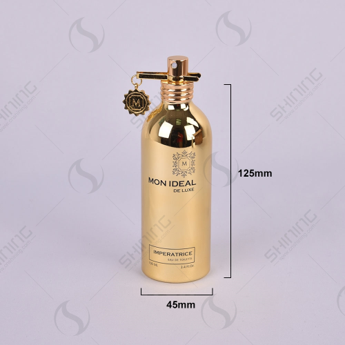 Frasco de alumínio de 100 ml
