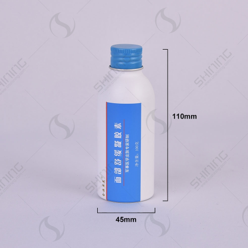 Frasco de alumínio de 100 ml