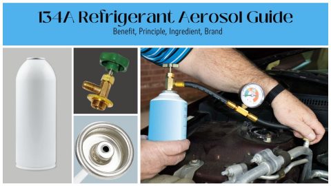 134a refrigerant aerosol can