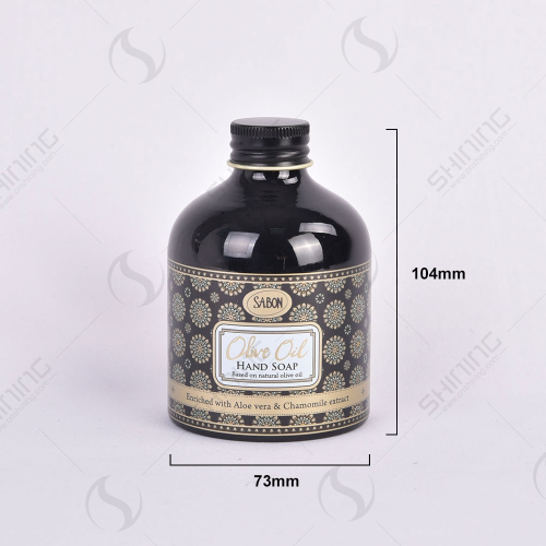 300-ml-Kosmetikflasche aus Aluminium