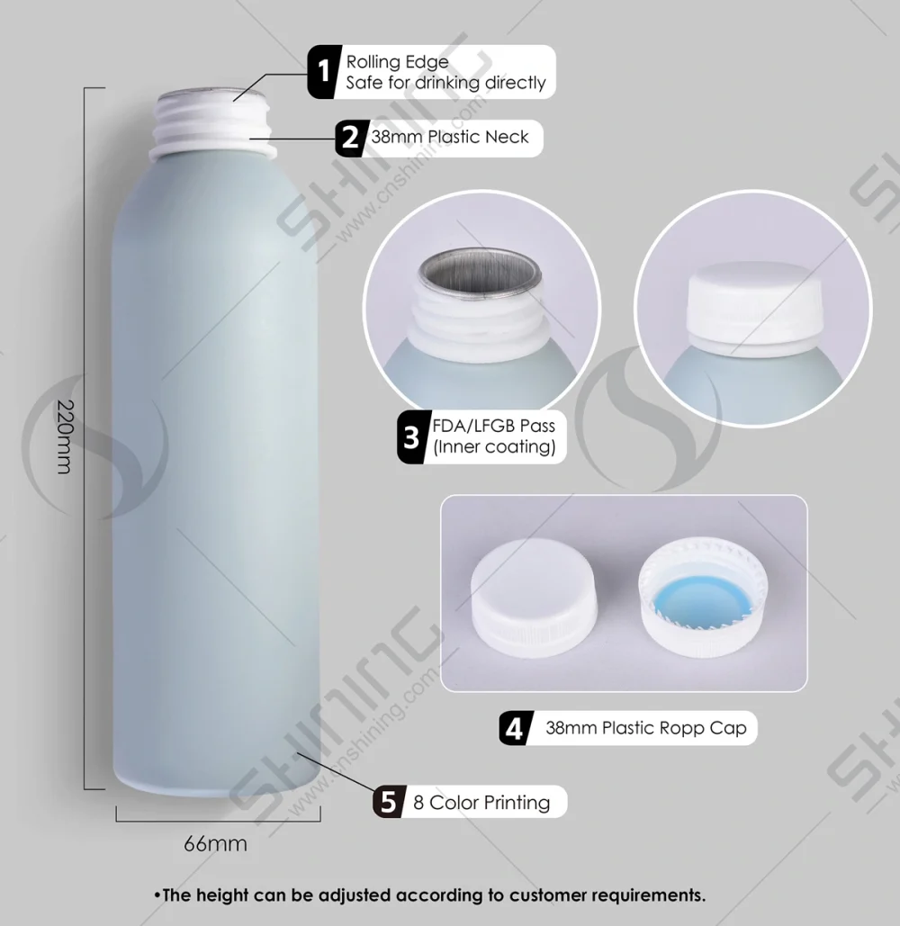 600ml アルミ製詰め替えボトル（浄水用）