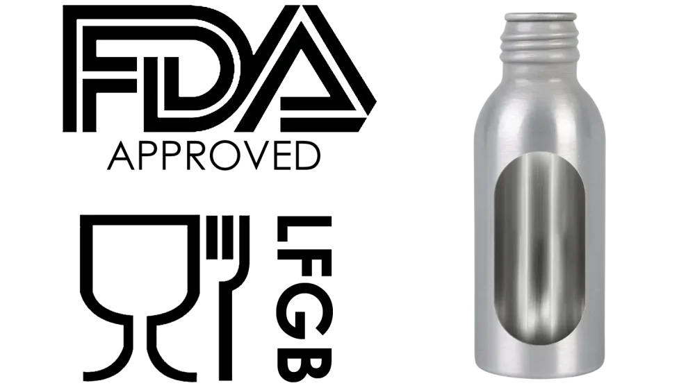 Garrafa de alumínio para bebidas