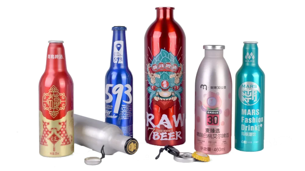 Алюминиевая пивная бутылка