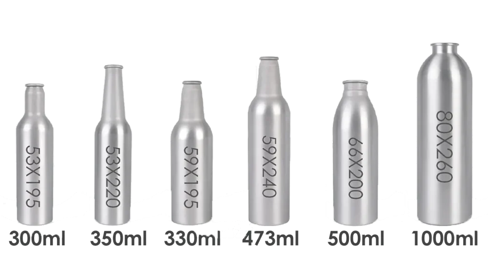 Алюминиевая пивная бутылка