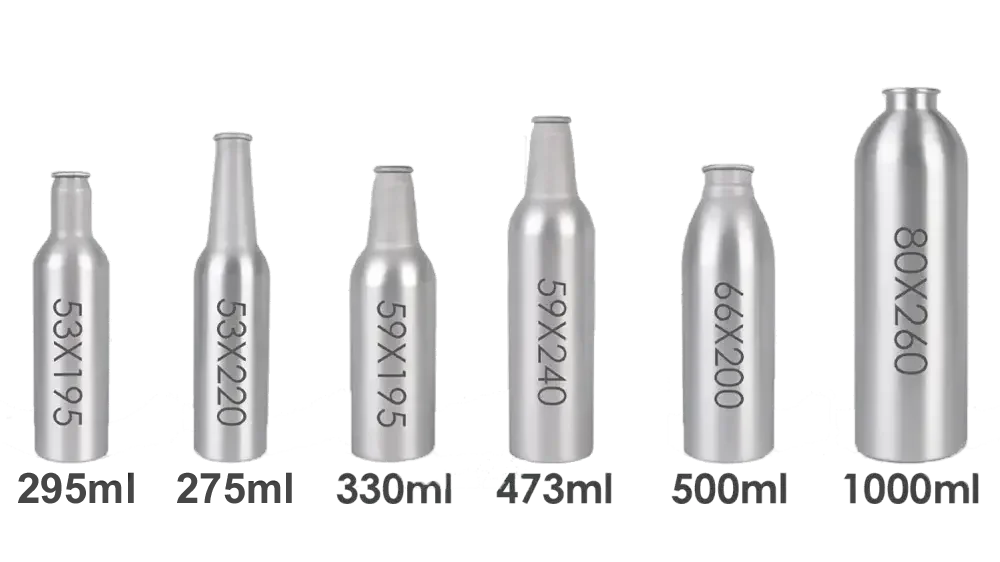 Botella de cerveza de aluminio 4