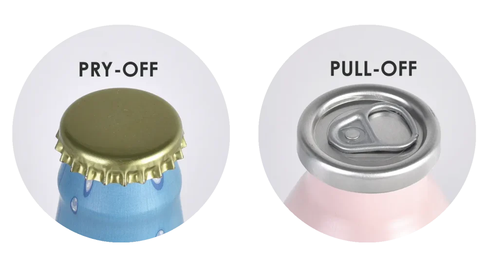 Алюминиевая пивная бутылка