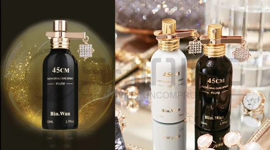 زجاجة ألومنيوم لرذاذ العناية بالفم