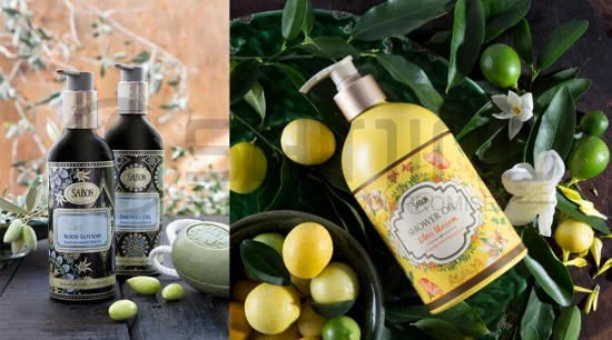 زجاجة ألومنيوم لزيت الاستحمام