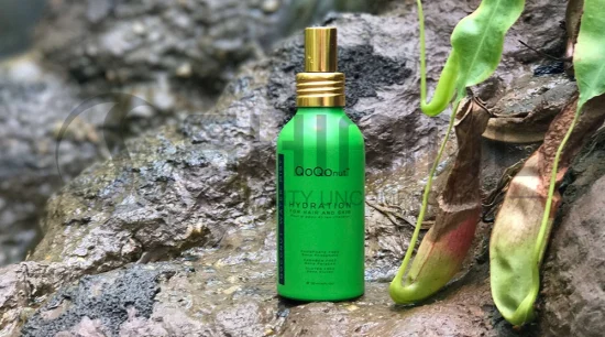 زجاجة ألومنيوم للعناية بالشعر والبشرة