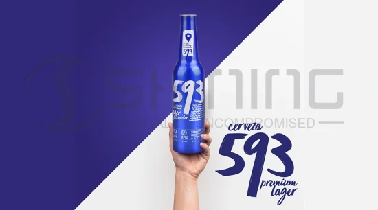 Алюминиевая бутылка для пива