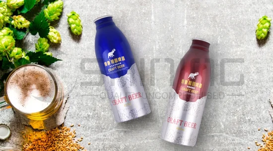 Алюминиевая бутылка для пива