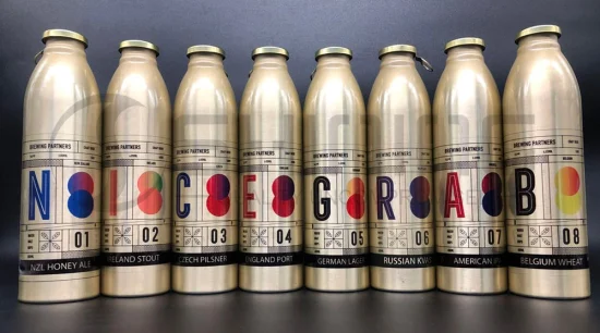 Алюминиевая бутылка для пива