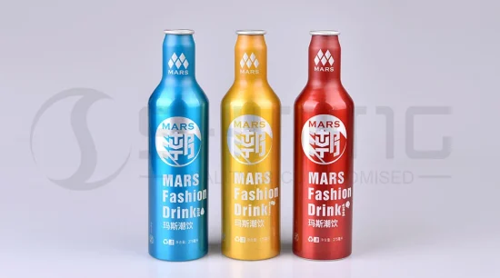 Алюминиевая бутылка для модного напитка