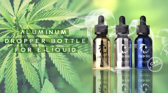 Frasco de alumínio para óleo de cigarro eletrônico