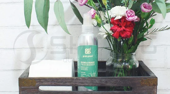 Алюминиевая бутылка для освежителя воздуха для помещений и тканей.