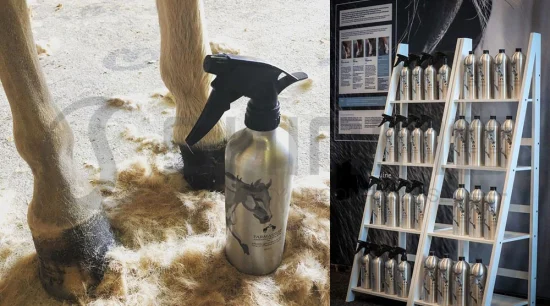 Алюминиевая бутылка для спрея для лошадей