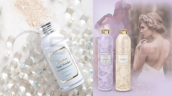 Aluminum Bottle for Pearl Powder Face Scrub