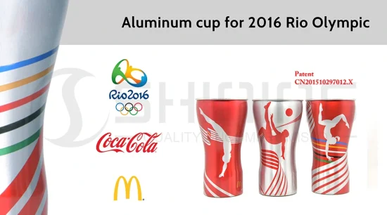 Copa de aluminio para Juegos Olímpicos