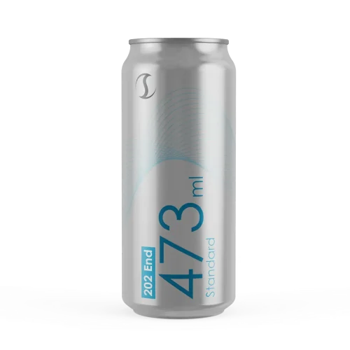 علبة ألومنيوم قياسية سعة 473 مل / 16 أونصة