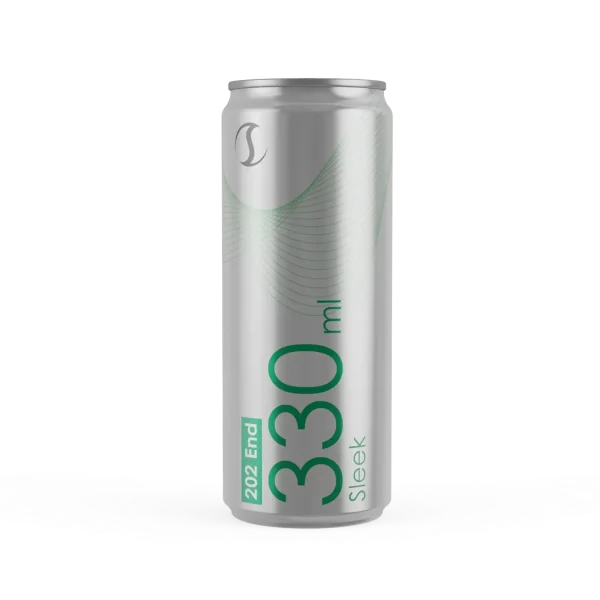 Элегантная алюминиевая банка объемом 11,1 унции / 330 мл.