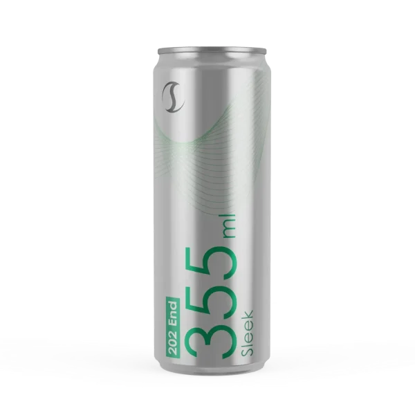 Элегантная алюминиевая банка объемом 355 мл (12 унций).