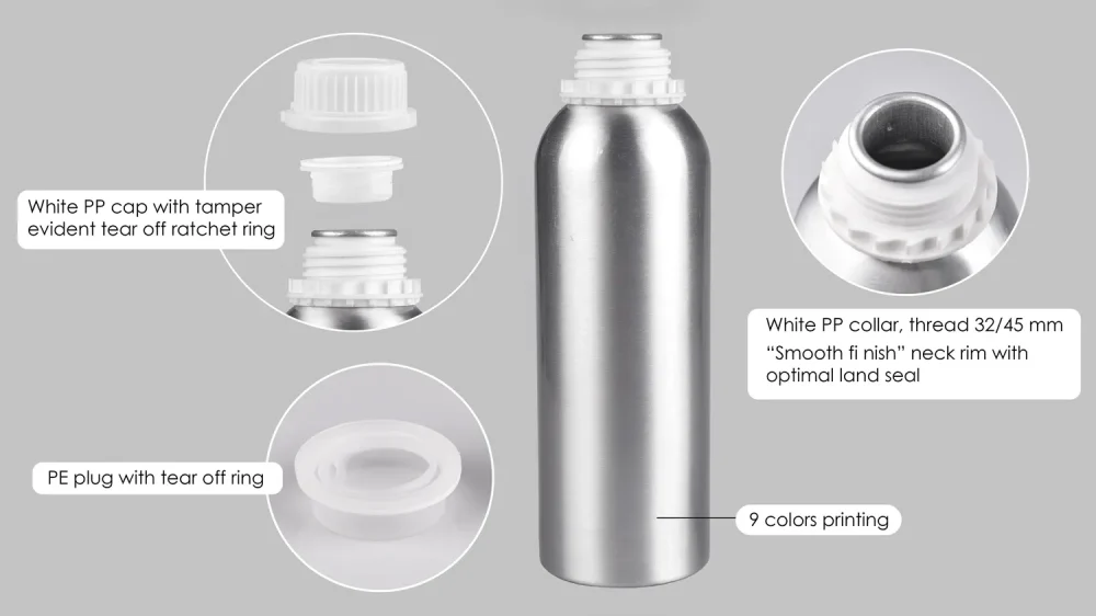 Алюминиевая бутылка для эфирных масел