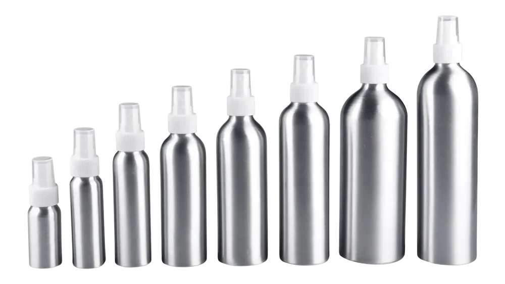 Алюминиевый флакон-распылитель для мелкодисперсного распыления