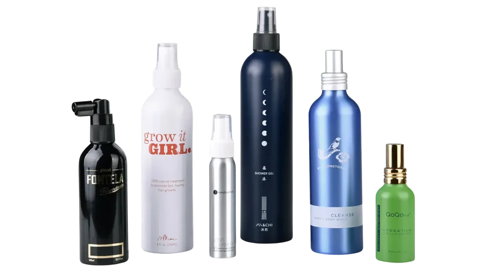 Алюминиевый флакон-распылитель для мелкодисперсного распыления