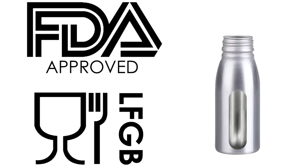 Aluminum Juice Bottle
