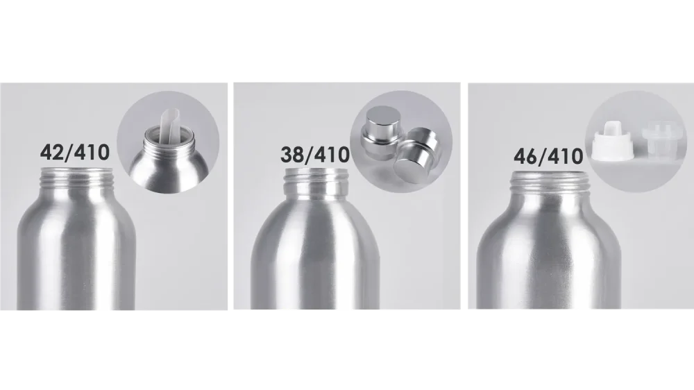 زجاجة منظف غسيل من الألومنيوم