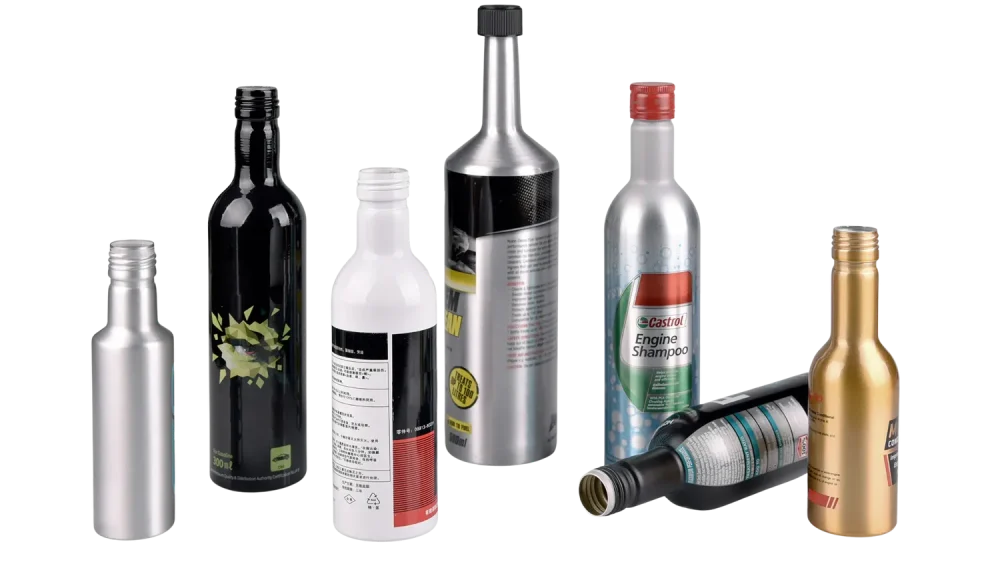 Алюминиевая бутылка для топливных присадок