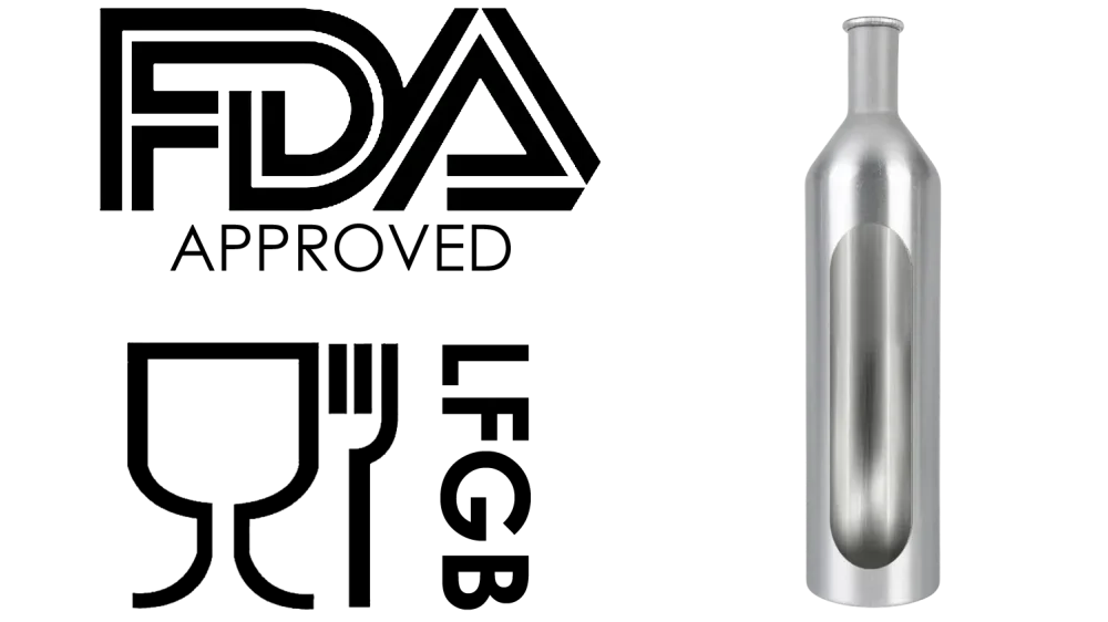 Внутреннее покрытие алюминиевой бутылки для оливкового масла