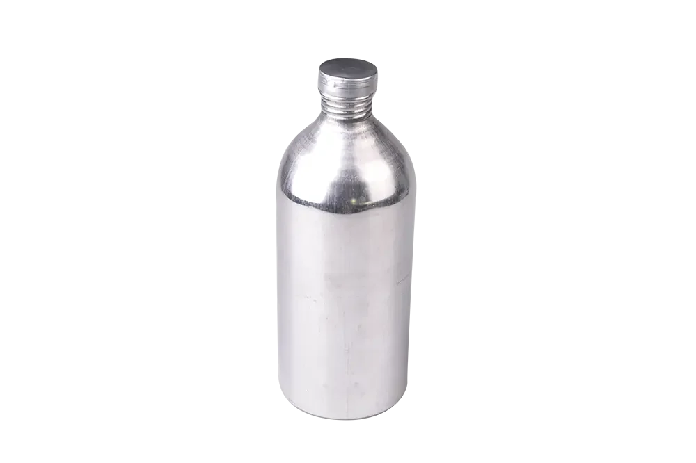 Botella de pesticida de aluminio