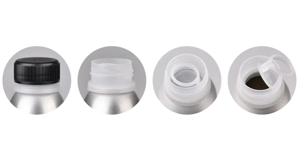 Алюминиевая бутылка с защелкивающейся крышкой