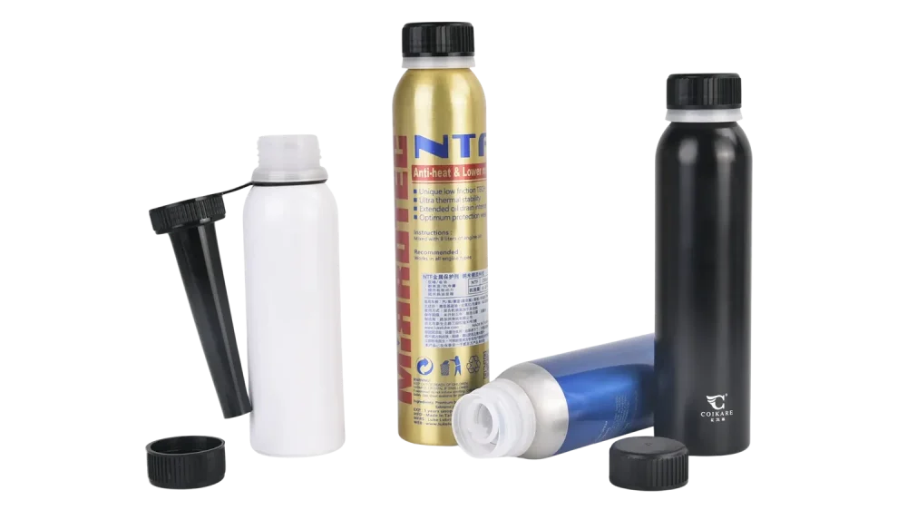 Алюминиевая бутылка с защелкивающейся крышкой