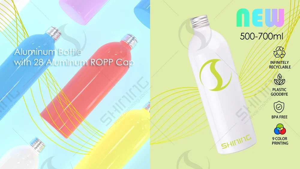 زجاجة مياه غازية من الألومنيوم