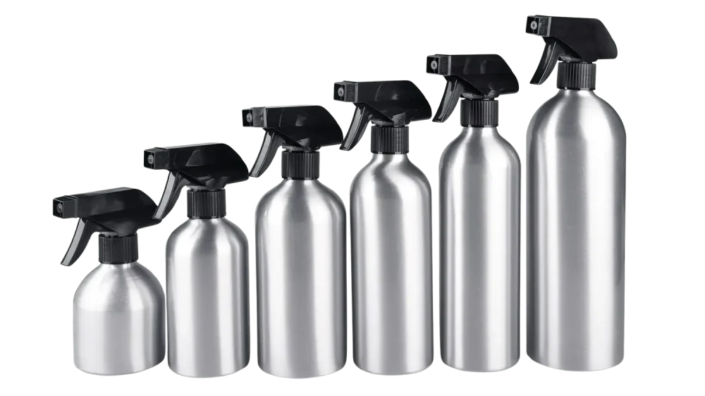 Botella de aluminio con atomizador 2