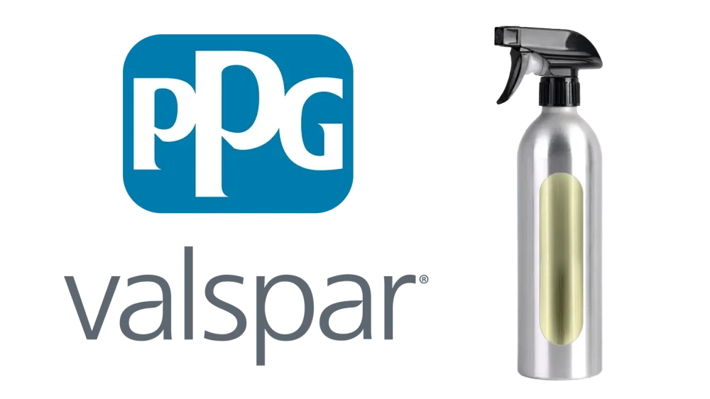 Botella de spray de aluminio