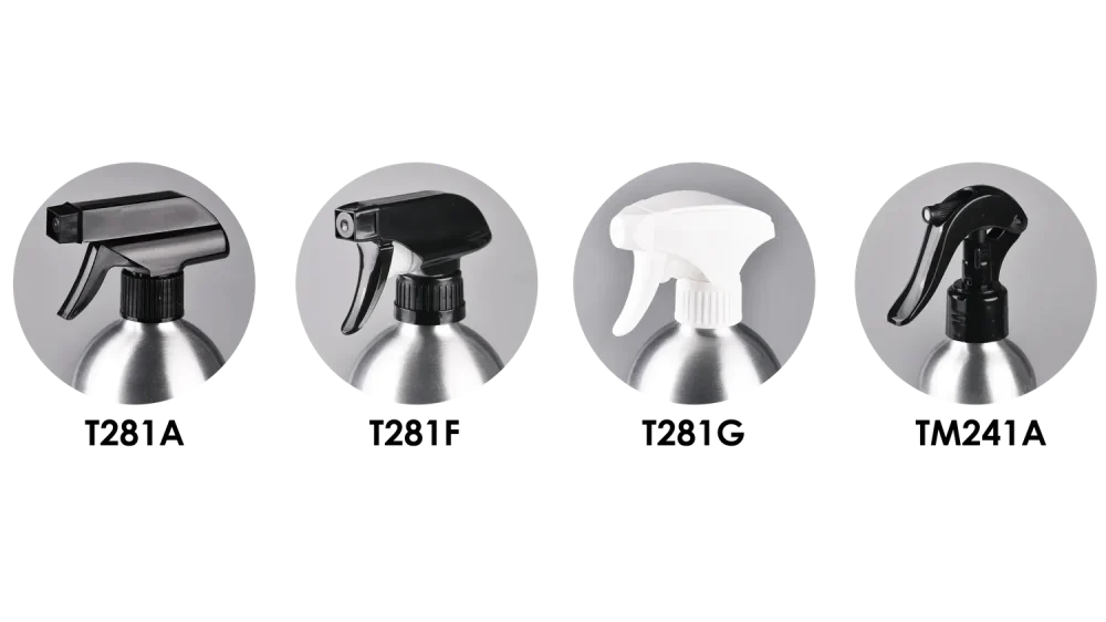 Botella de spray de aluminio