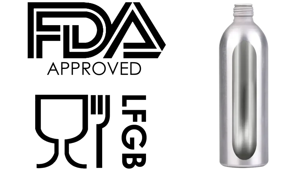 Aluminum Sparkling Water Bottle