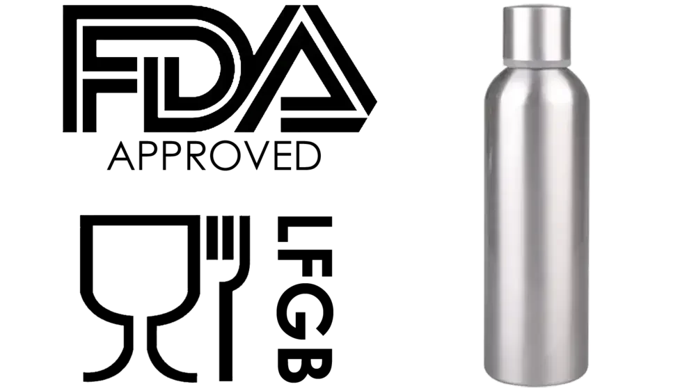 Aluminum Vodka Bottle