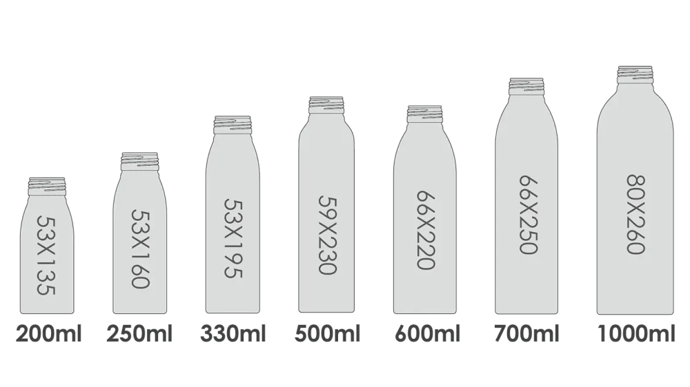Алюминиевая бутылка для воды