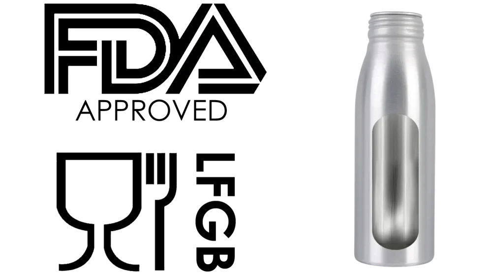 Алюминиевая бутылка для воды