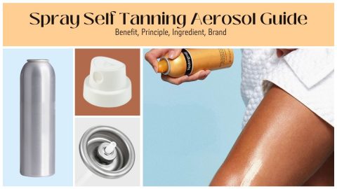 Self-tanning aerosol can