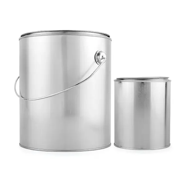 Металлическая банка с краской