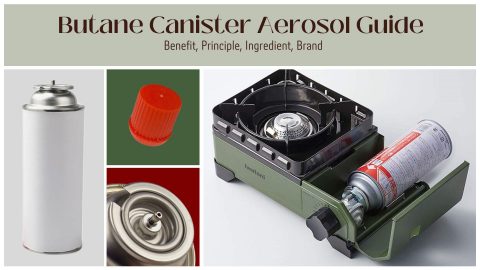 Butane Canister aerosol can