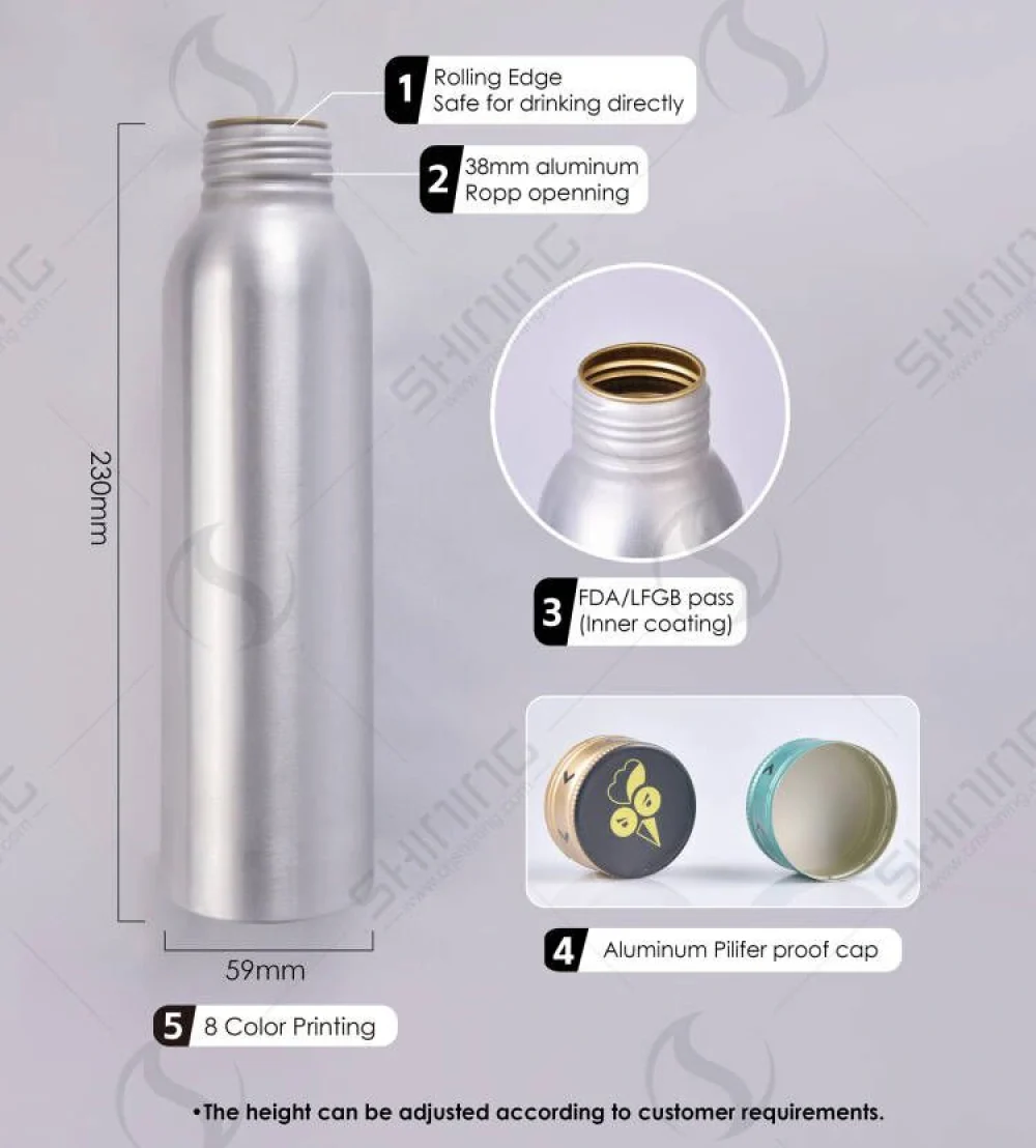 Алюминиевая бутылка Smartwater 500 мл