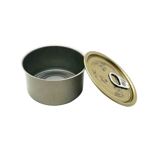 Lata de comida de dos piezas