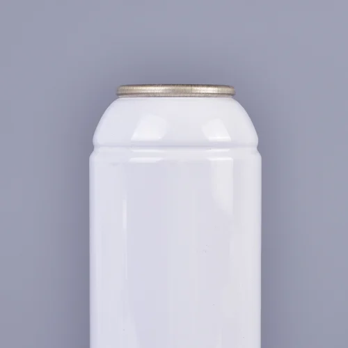 Rim-shoulder aluminum aerosol can